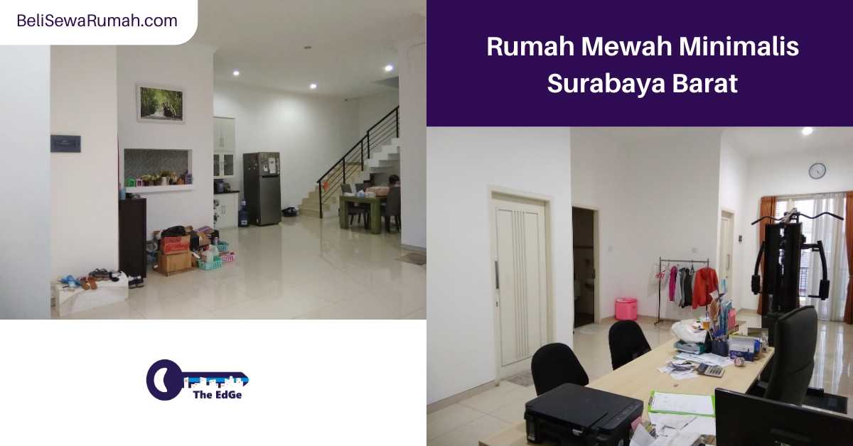 Jual Rumah Mewah Minimalis Wiyung Surabaya - BeliSewaRumah (1)