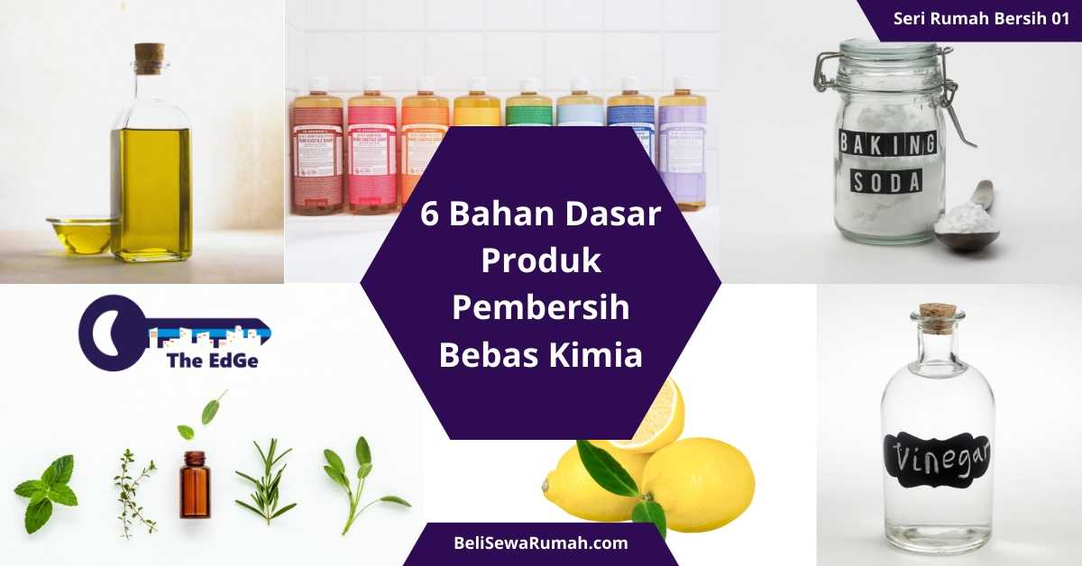 Bahan Dasar Produk Pembersih Bebas Kimia - Seri Rumah Bersih 1 - BeliSewaRumah