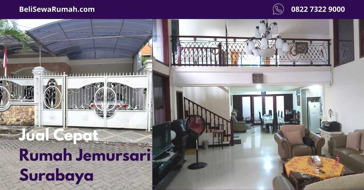 Jual Cepat Rumah Jemursari Surabaya - Listing - BeliSewaRumah - website image