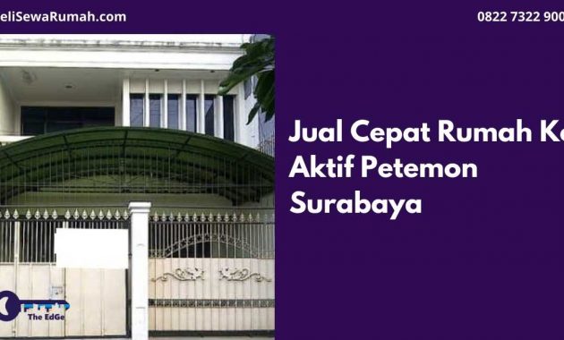 Jual Cepat Rumah Kos Aktif Petemon Surabaya - BeliSewaRumah