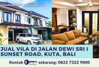 Jual Vila di Jalan Dewi Sri I Sunset Road Kuta Bali - The EdGe