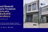 Jual Rumah Baru Nyaman Nirwana Eksekutif Surabaya - The EdGe (1)