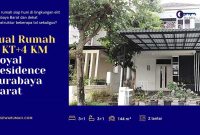 Jual Rumah Royal Residence Surabaya (4 KT+4 KM) - The EdGe