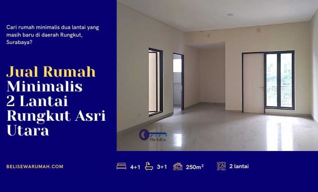 Jual Rumah Minimalis 2 Lantai Rungkut Asri Utara - The EdGe